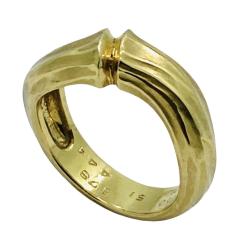Vintage Cartier Bamboo Ring 18k Gold