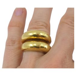 Zolotas 22k Gold Double Band Ring