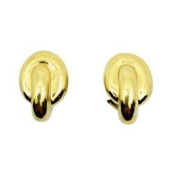 Angela Cummings 18k Gold Earrings Knot Clip-On