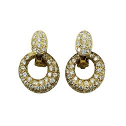 Van Cleef & Arpels Interchangeable Earrings 18k Gold