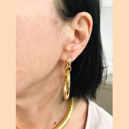 Pomellato Gold Dangling Earrings