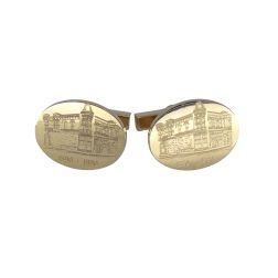 Tiffany & Co. Unocal Commemorative 14k Gold Cufflinks