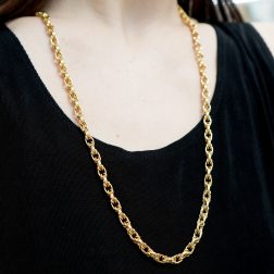 Vintage French 18k Gold Necklace